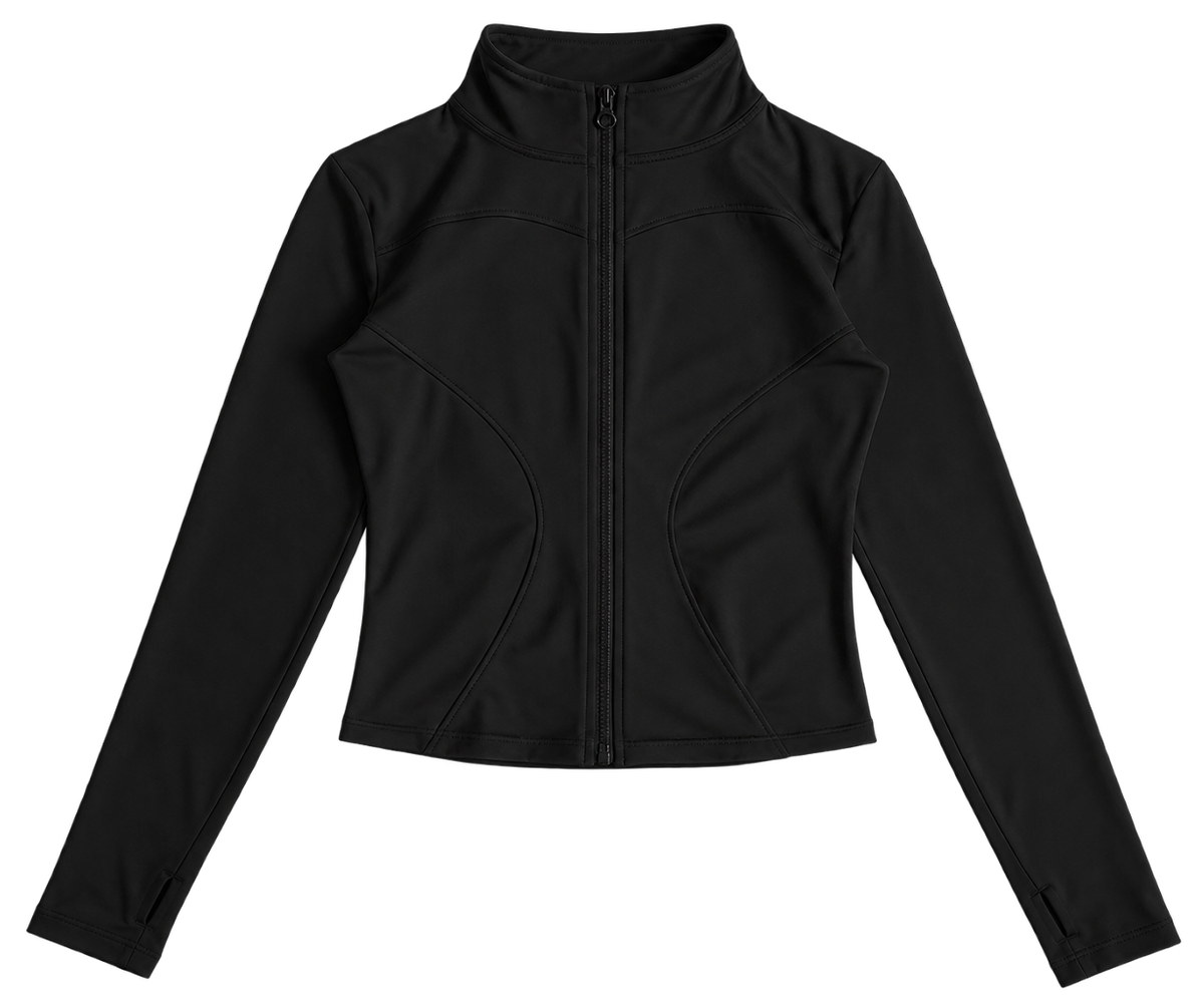 second wind zip-up yoga jacket