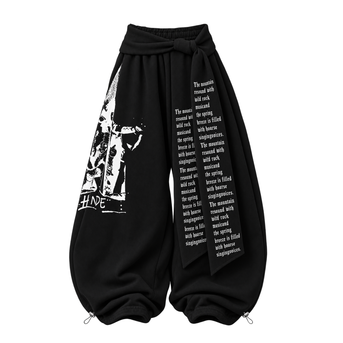 fine print sweatpants