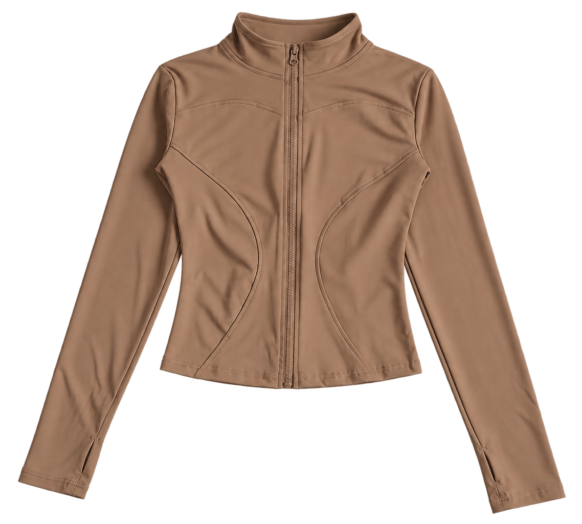 second wind zip-up yoga jacket