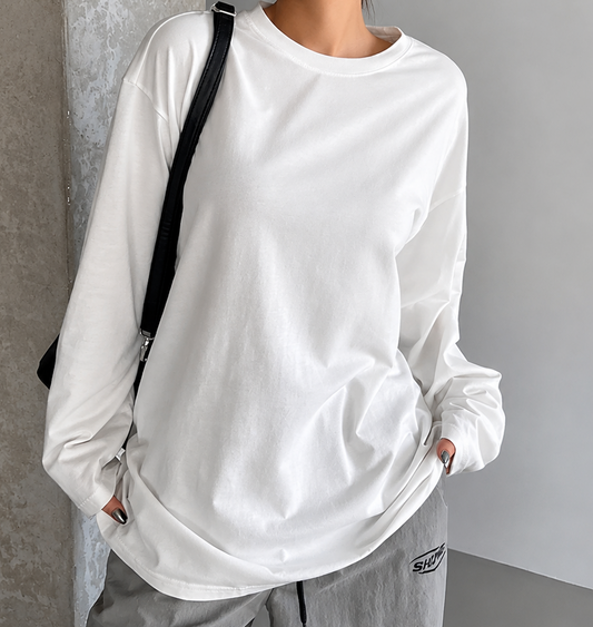 plain sailing white tee