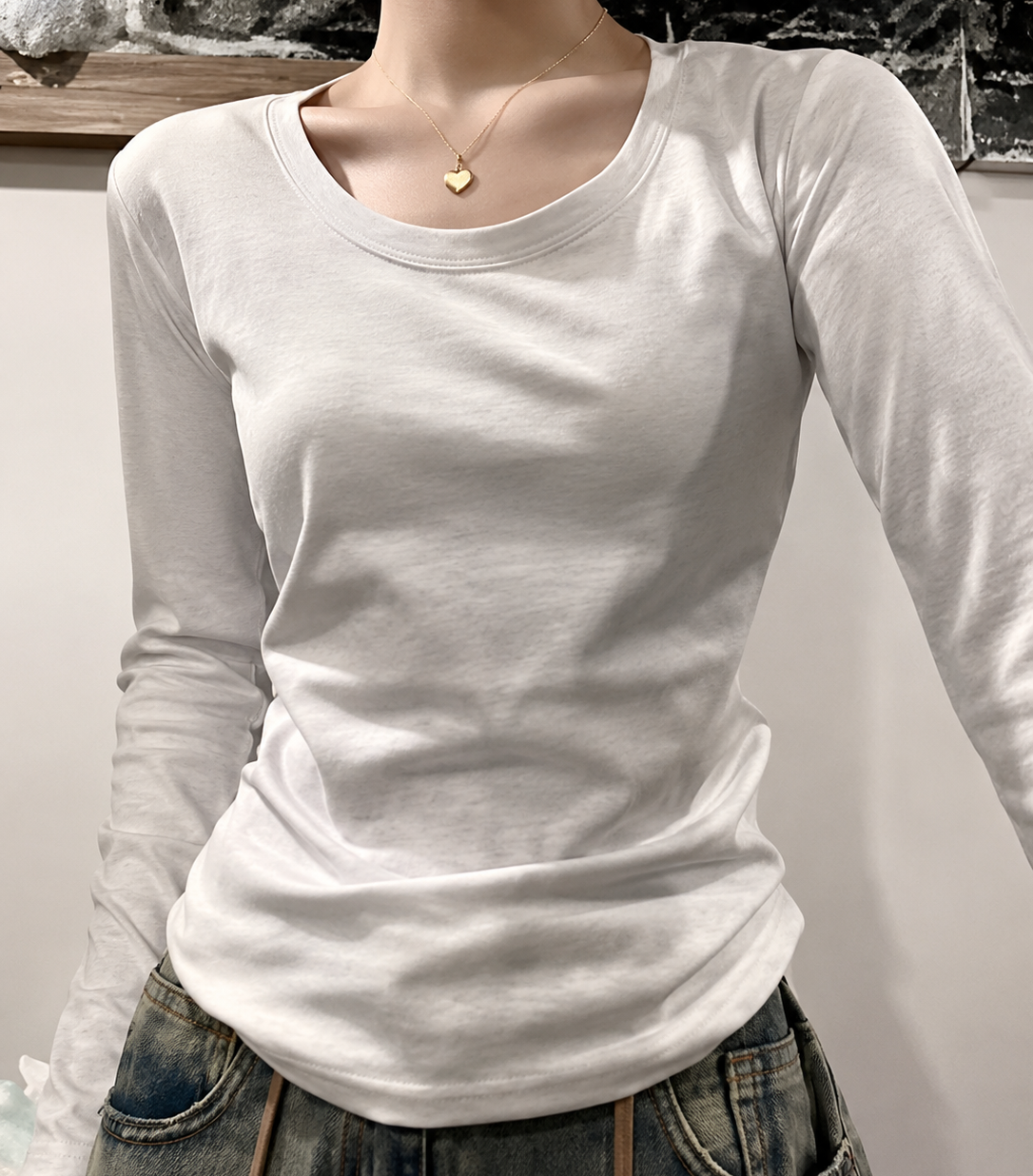 plain sailing gray tee