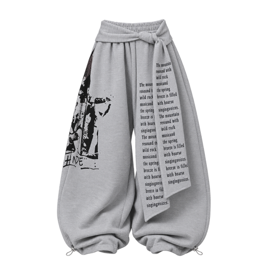 fine print sweatpants