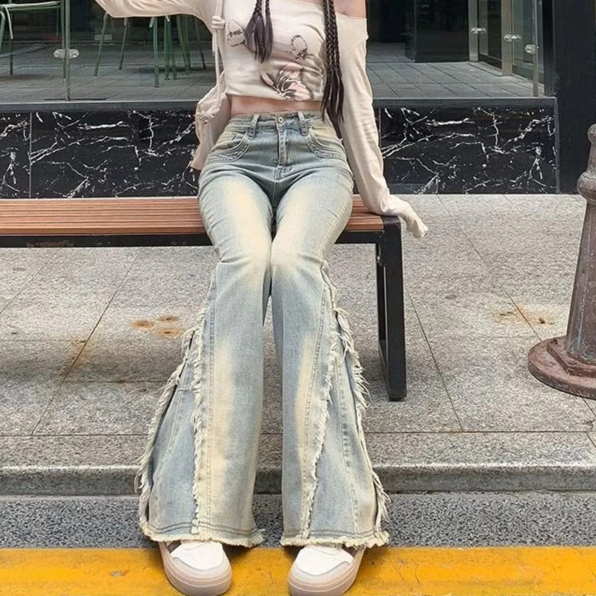 loose threads jeans